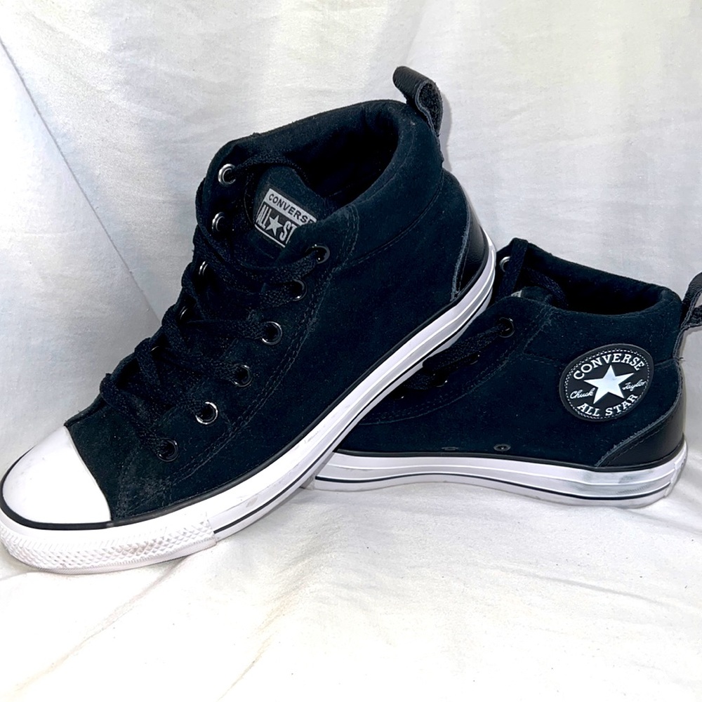 Suede chuck Taylor Converse All Star mid high top
